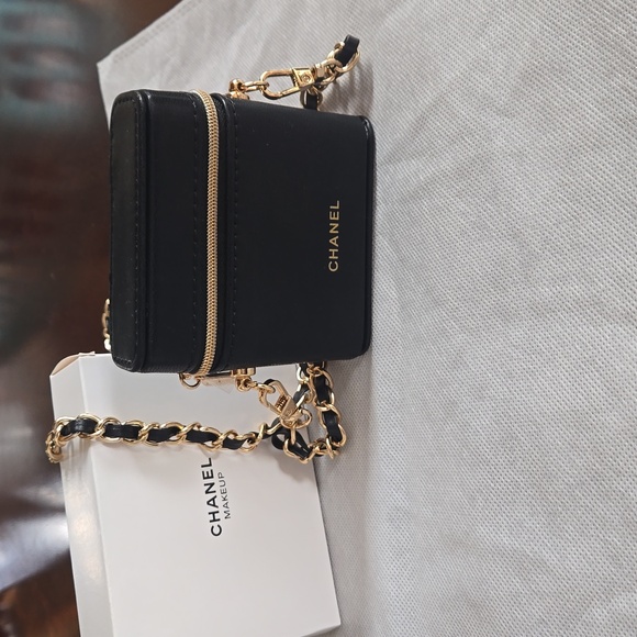 CHANEL Handbags - Chanel Black and Gold Women's Bag